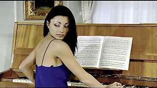 While the Student Plays the Piano, the Music Teacher Fucks His Friend on the Couch