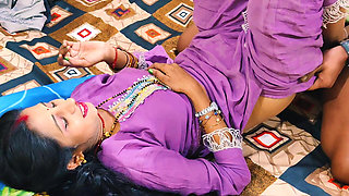 Stepsister and Stepbrother Shared Bed and Hard Rough Fuck, Full Hindi Audio