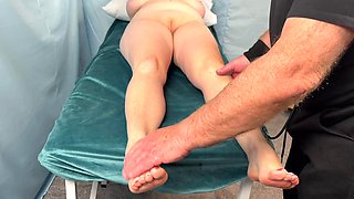 Mr MFs Mature Masseuse Shoves Cheeky Foot Worship into Her Steamy Oil Massage Session for Fe