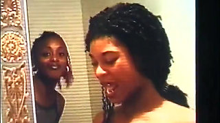 Pretty black lesbians pussy licking