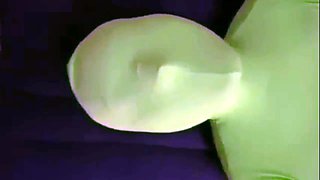 Gabrielle has nylon fetish while toying
