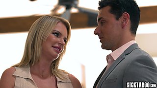 Steamy mommy surprised by big dick husband