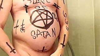 Satan Slave Takes A Perverted Enema Session part 5