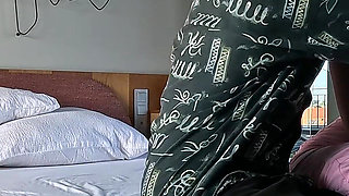 She Rewards My Massage with a Wet Blowjob