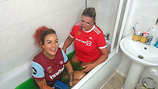 Maisie Lewis & Naughty Girl V Take a Gunge Bath