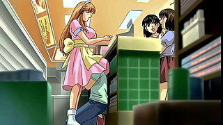Step Brother Fingers Step Sister in Public - Uncensored Hentai Anime with Big Tits & Squirting
