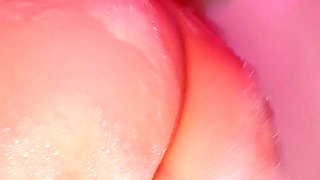 Amateur shower and masturbation