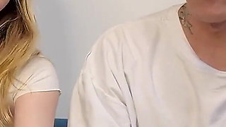 For the First Time Double Blowjob with Swinger Partner