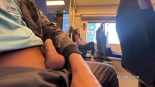 A Stranger Girl Jerked Off And Sucked Me In The Train In Public