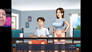 Hard sex with my horny stepsister and stepmom loves my cock💦