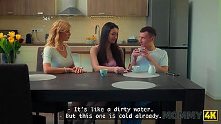 Mommy4k. which pussy is sweeter? let's detect