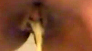 Nina Lisa: Lisa having a short pee in the bathroom