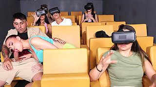 Curvy redhead Octokuro fucks her boyfriend at the cinema