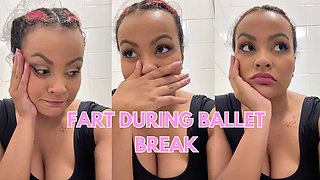 Gassy Ballerina Trying Not to Fart During Show Break