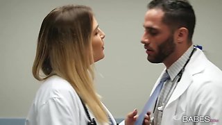 Blair Williams In Buxom Nurse Blowjobs And Fucks Handsome Doctor
