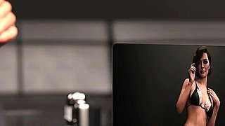 The Office Gail #8b Big Ass Sex with Boyfriend - HD Porn 3D Hentai Game