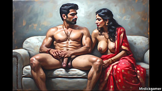 Hot indian aunty fucked by car driver hot cheating sexy housewife