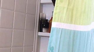Amateur striptease and Solo masturbation