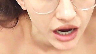 Cuckold Husband in Wife's Gangbang Party Creampied Facial
