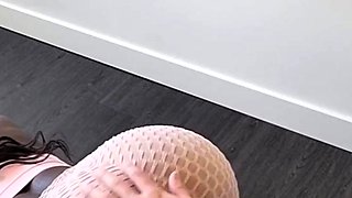 Sensational small tits Amira West blowjob