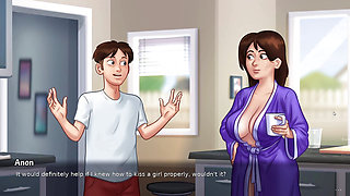 step sister and anon make hot seen in summertime saga part 51