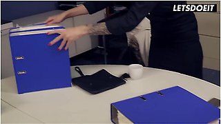 Sophie Logan And Conny Dachs In Slutty Secretary Asks Her Boss For A Raise