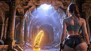 Temple Lust - AI Futanari Animation from Vyrisa