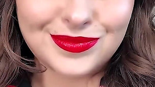 Glossy Red Lips JOI