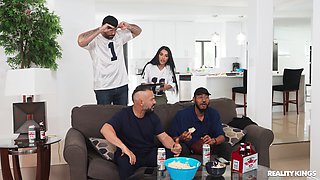 Amoral harlot exciting sex clip