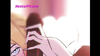 Blonde Gwen Suck BBC Cock ( Uncensored ) - Hentai Parody