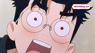 Adult Momo drags Okarun into wild psychic sex - Anime Parody