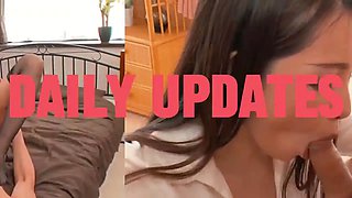 Amazing Asian Gives Mind-Blowing Blowjobs Before Threesome Delight