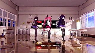 [KKS/MMD] [Expectation] Kurumi Tokisaki, Kotori Itsuka,