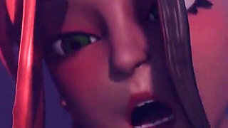 Big Booty 3D Helsie Cowgirl Creampie