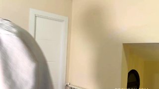 Petite Latina Teen Gets Destroyed in Her First DVP Foursome