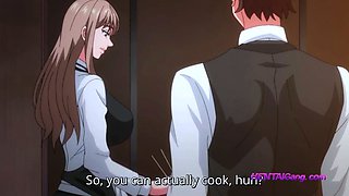 Bathroom sex - Ryota fucks Kanade under the shower