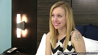 Teensdoporn bubbly teenager blonda wanting to be a pornstar