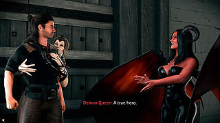 Forbidden Fantasy - Queen Verena have sex with Arendale on the throne