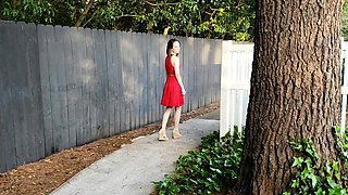 Blonde emo amateur solo masturbation