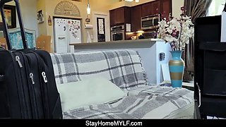 Milf assistant stuck in quarantine with chief has point of view porno