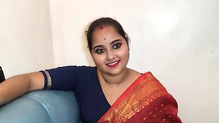 Indian Bhabhi Cheats on Husband with His Friend - Hindi Dirty Talk & Homemade Sex