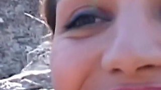 Zeta Niagara, Beautiful Little Arab Brunette Who Squirts Like a Slut While Being Fucked Outdoors