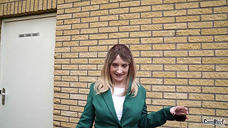 Petite Dutch Blonde in Intense Breeding Session