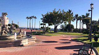 Beautiful big titted teen outdoor masturbation