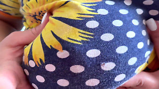 MILF Plays with Breasts and Clit