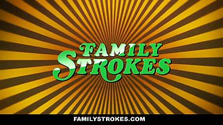 Familystrokes - showing her pussy (Averie Moore) for perverted stepuncle