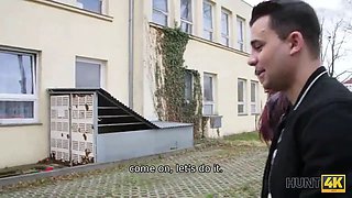 Hunt4k. spectacular woman nails stranger because her boy wants to buy a car