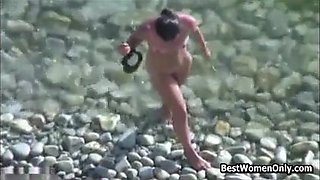 threesome sex Couples Lovemaking Hidden Cam Caught Nudist Beach