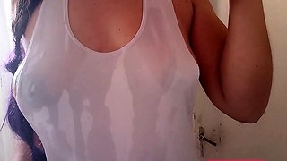 Wet T-Shirt What Would You Do to My Big Boobs?