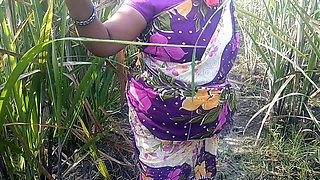 Indian desi aunty porn scene in sugarcane garden